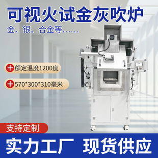 Customized Fully Automatic High Temperature Visual Ash Blowing Furnace Muffle Furnace Experimental Electric Furnace 310S Stainless Steel Hood Muffle Furnace