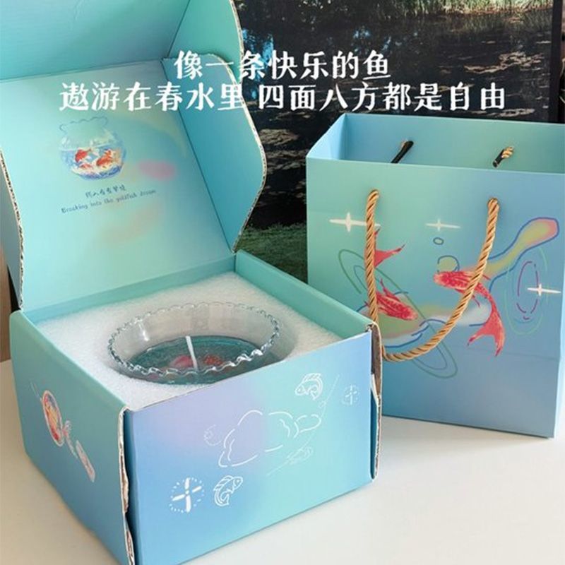 バブル水槽の香りのキャンドル、家庭の雰囲気、寝室の香り、ニッチで実用的な誕生日プレゼント、お土産|undefined