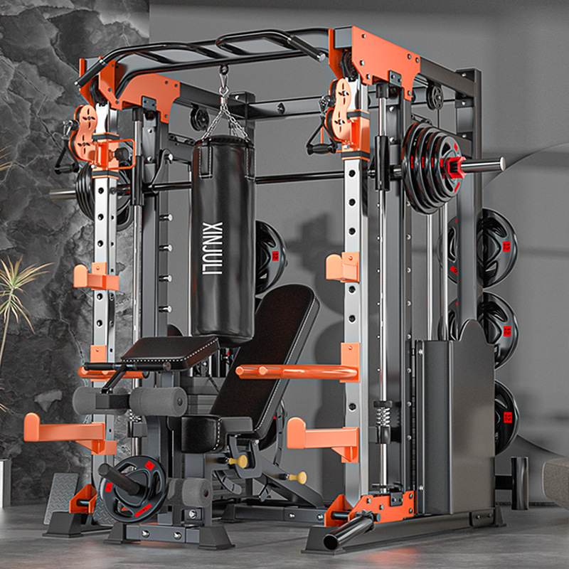 Xinjuli Smith máquina multifunción entrenador integral equipo de acondicionamiento físico doméstico cuclillas empuje vertical pórtico pájaros voladores