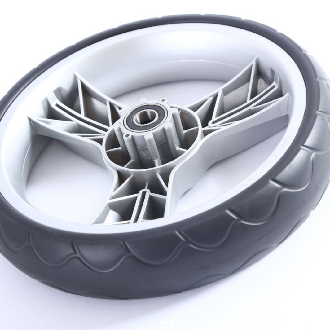 儿童车轮 高尔夫球车轮 EVA发泡轮 PU轮 单面 银框 颜色可选 8寸