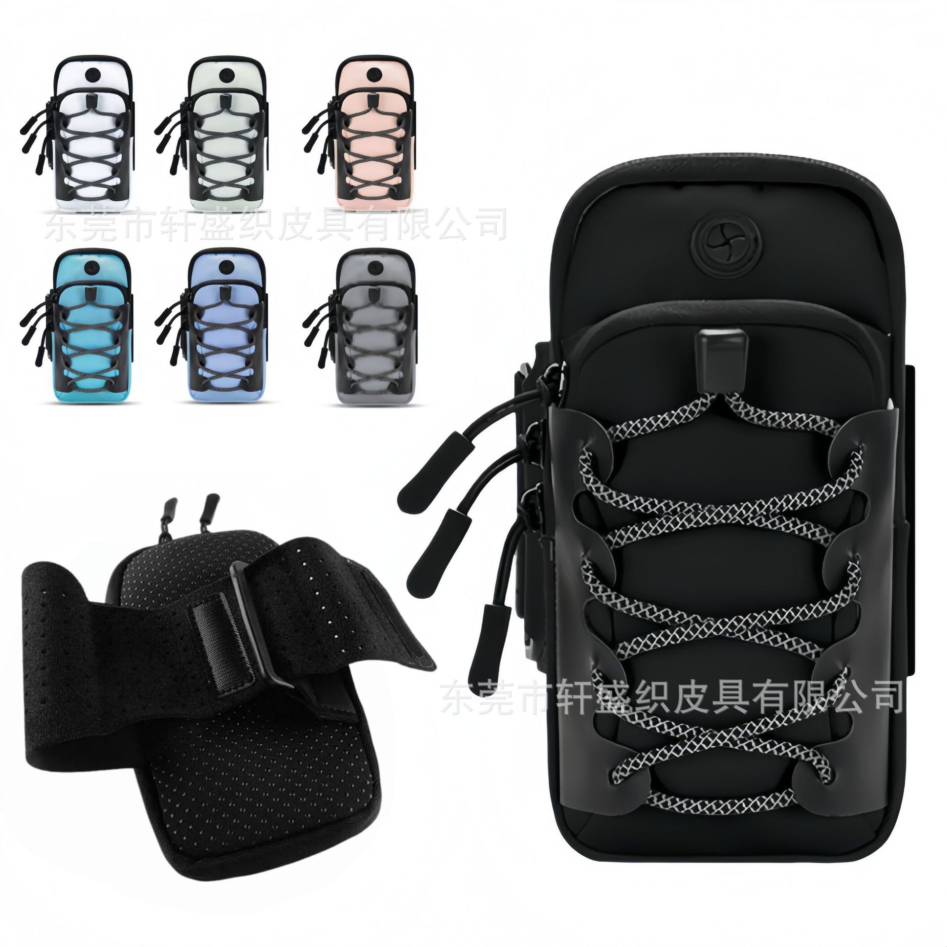 2026 New Reflective Outdoor Sports Mobile Phone Arm Bag, Multi-Functional Lightweight Wrist Bag, Fitness Cycling Leisure Bag