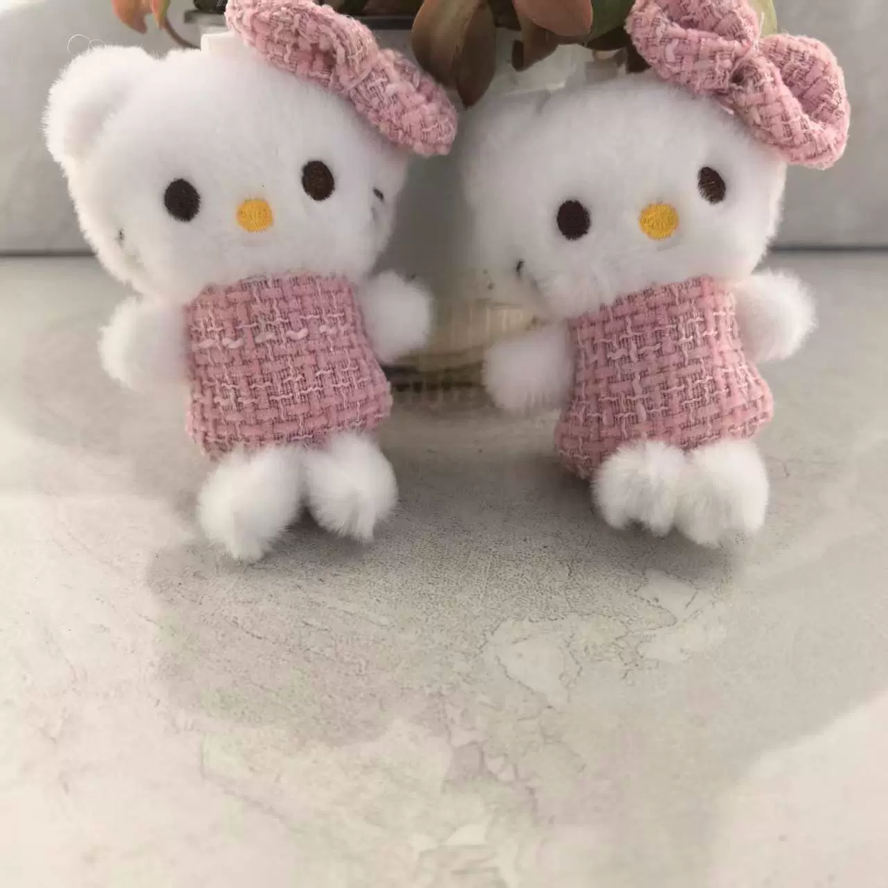 Hello kitty, doll, plush keychain, pendant