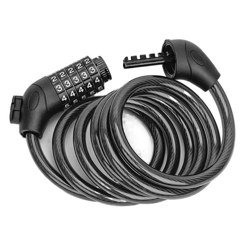 Велосипедный замок кодовый замок 4-значный 5-значный Противоугонный портативный замок для электромобиля горный велосипед аксессуары для электромобиля замок цепи