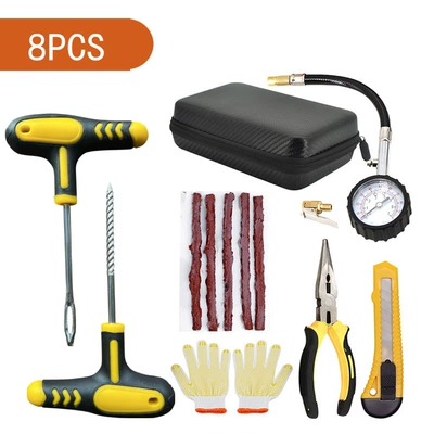 Repair kit, car tire repair tool motorcycle - 8pcs
