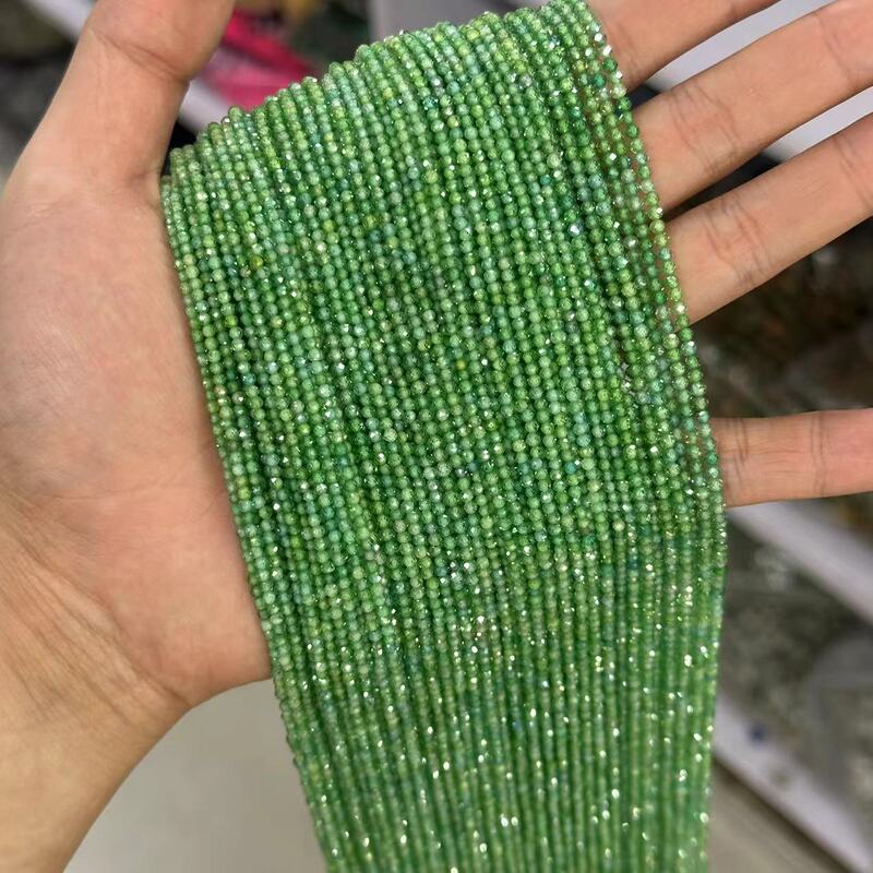 カット面ジルコン散珠彫刻面カラージルコン小米珠小珠玉アクセサリー半製品卸売り|undefined