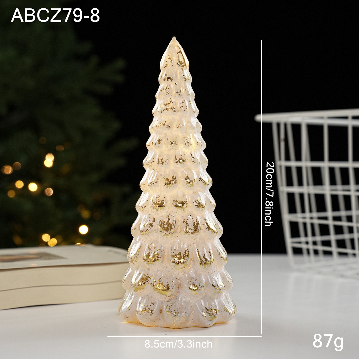 Árbol de Navidad de cristal C