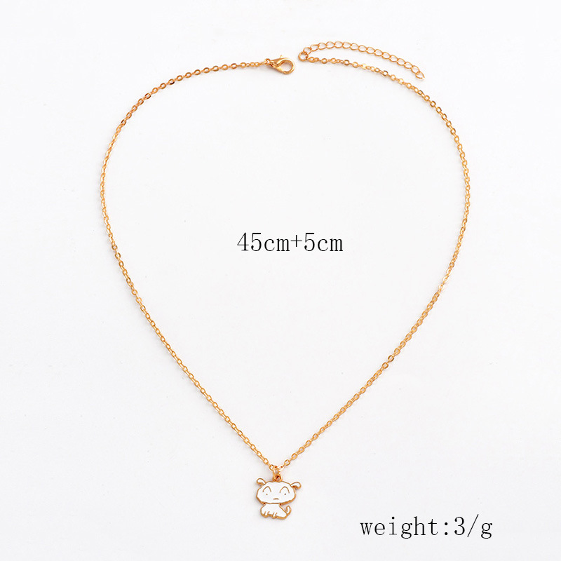 1 Piece Original Design Cartoon Character Alloy Enamel Plating Womenu0027S Pendant Necklace