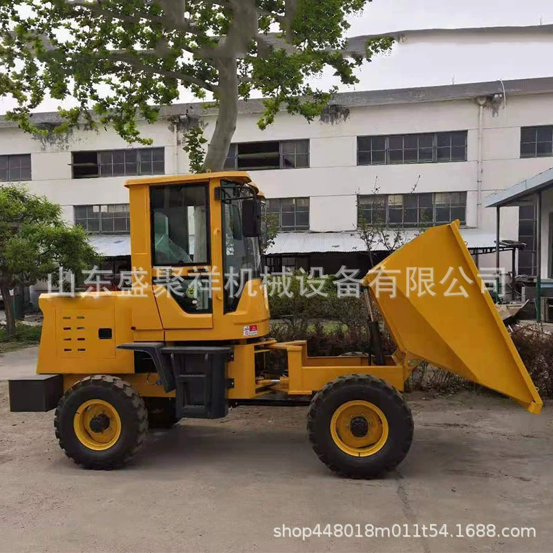 Дизельный самосвал для инженерных материалов, короткодистанционный транспорт, передняя разгрузка, четырехколесный багги, строительная площадка, бетоновоз