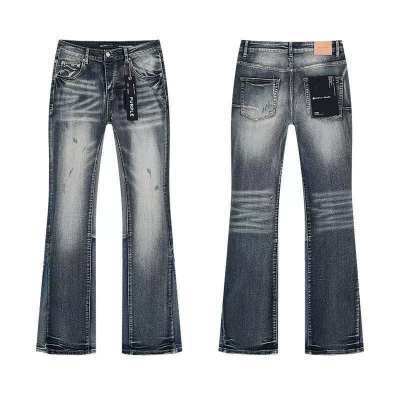 Summer New Style Cool Slim-Fit Ripped Straight-Leg Pants American-Style Personality High Street Retro Distressed Jeans Couple Style
