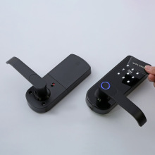 定制外贸欧美单舌智能锁TTLOCK酒店电子单舌门锁app办公寓指纹锁