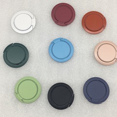 Lazy Person Ultra-Thin Round Metal Phone Ring Alloy Magnetic Car Mount Phone Stand Ring Clip Small Gift