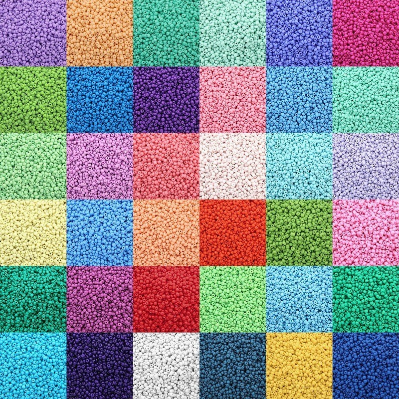 3mmガラスの実色の漆の米の玉の散珠の材料の手作りのdiyの指輪のネックレスの数珠のアクセサリーの部品は速売して通じます。|undefined