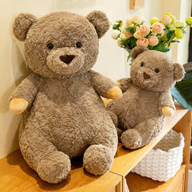 可爱泰迪熊公仔布娃娃生日礼物网红小懒熊睡觉抱枕玩偶女毛绒玩具