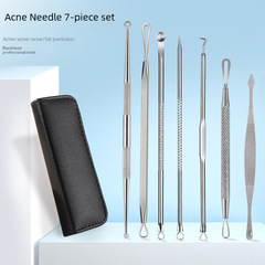 Acne Needle Set of 7, Stainless Steel Double-Head Blackhead & Acne Treatment, Fatty Spot & Pimple Removal Beauty Makeup Tool