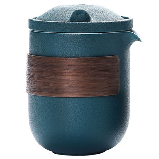 Portable Travel Tea Set Small Set Carry-on Outdoor Travel Kung Fu Tea Cup Maker Simple Single Camping Fast Zheng