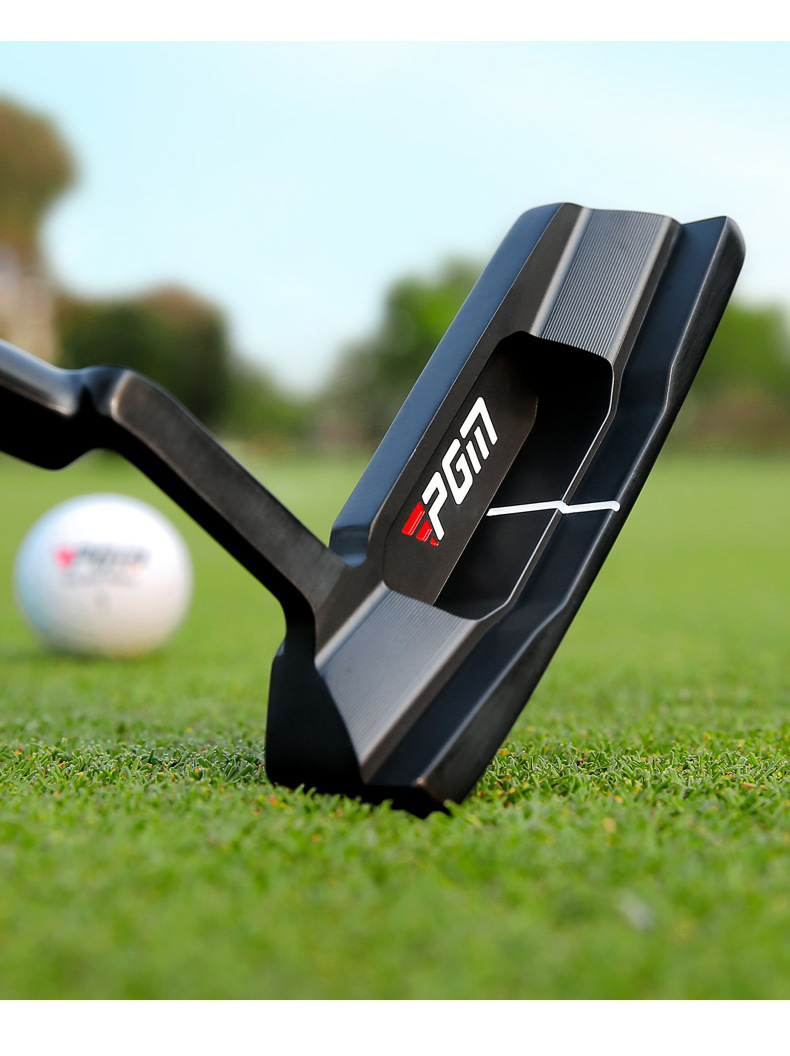 Gậy đánh gôn PGM putter tập bằng sắt mềm đúc trọng tâm thấp có đường ngắm — TUG064 Màu đen-thanh đẩy Nam [trục thép không nút] với nắp đầu, TUG064 thanh đẩy nữ Bột Bạc [Trục thép] chi tiết 9