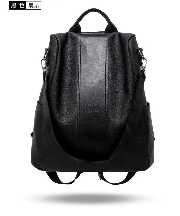 Backpack bag women’s — lightweight school backpack, top handle, detachable shoulder strap