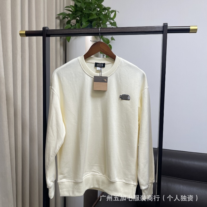 Cross-Border Factory Direct Sales Trendy Brand North Face Classic Men's Round Neck Long-Sleeve Casual Sweatshirt for Couples