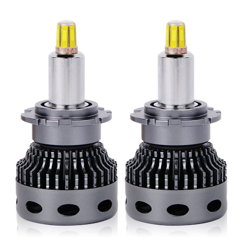 Faro LED de 360 Grados con Salida de Luz de 6 Lados, Bombilla D2h, Faro Láser para Automóvil, Lente Modificada, Luz para Automóvil, Faro Súper Brillante