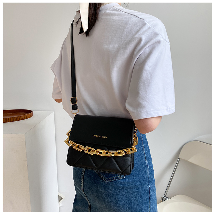 255g Weight Synthetic Leather Lining Material Magnetic Buckle Closure Type Single Shoulder Strap Strap Type Square Bag Bags Type Pu Leather Material Solid Color Pattern Streetwear Style Square Shape Khaki, White, Red, Black Color Small Size Small Pu Leather Streetwear Square Bag 7