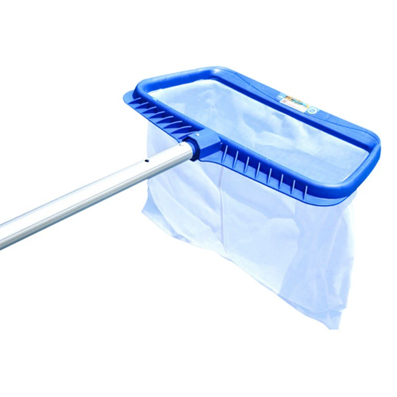 Сетка для бассейна, телескопическая штанга, усиленная сетка для листьев в неглубокой воде, сетка для листьев для очистки рыбных прудов, прудов с водными объектами.