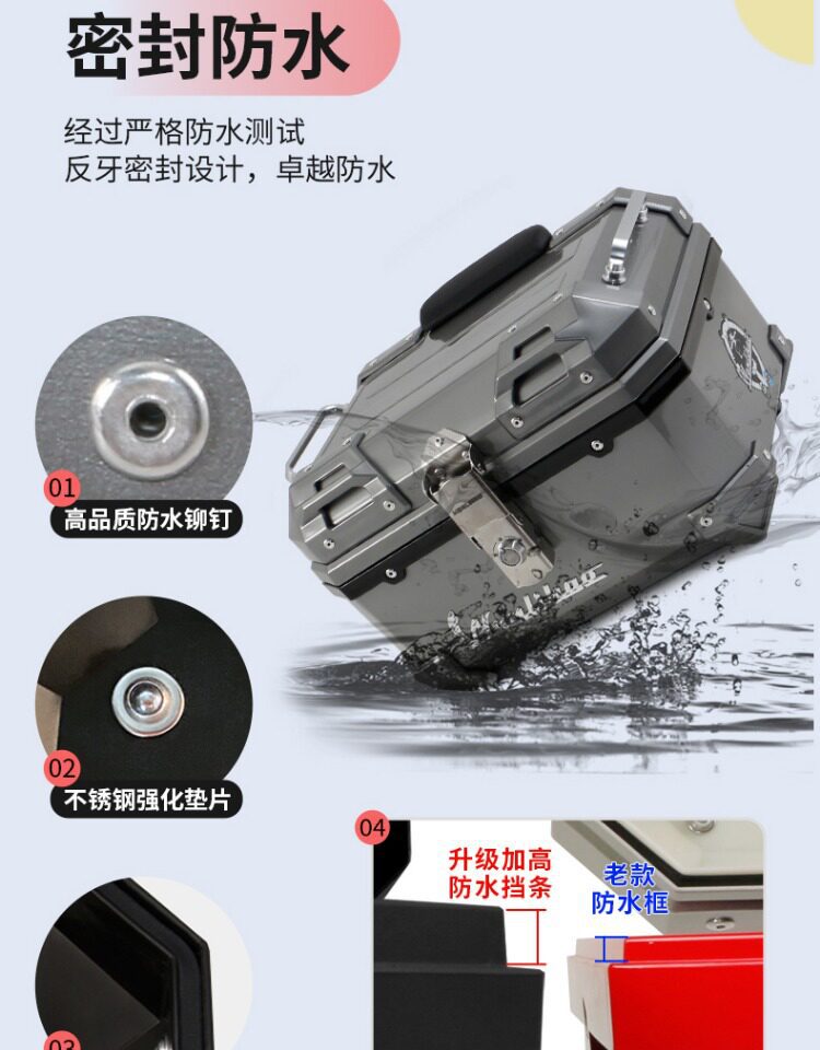 Wanlihao electric vehicle trunk is suitable for Ninebot Cz90 scooter trunk modification accessories C85c storage box