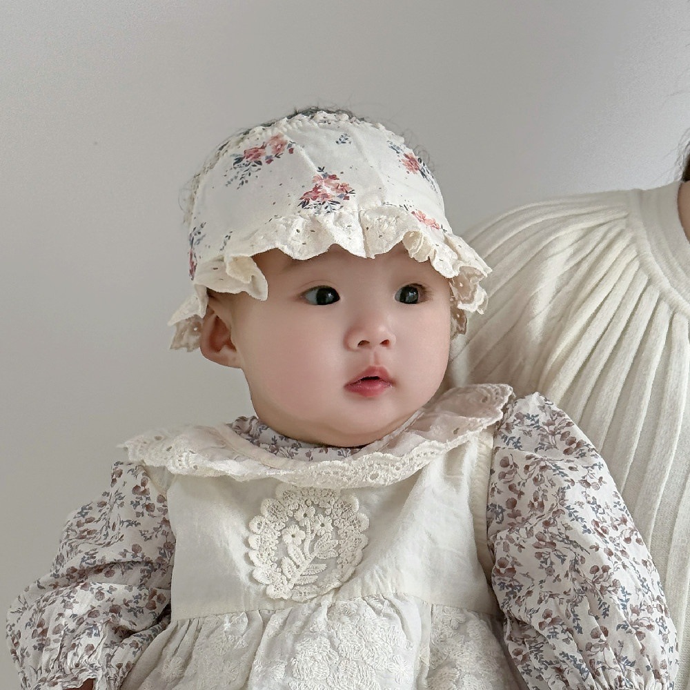 Sombrero de bebé Sombrero de neumáticos para bebés de verano Sombrero transpirable para recién nacidos delgado de algodón puro Sombrero de protección solar Sombra para mujer