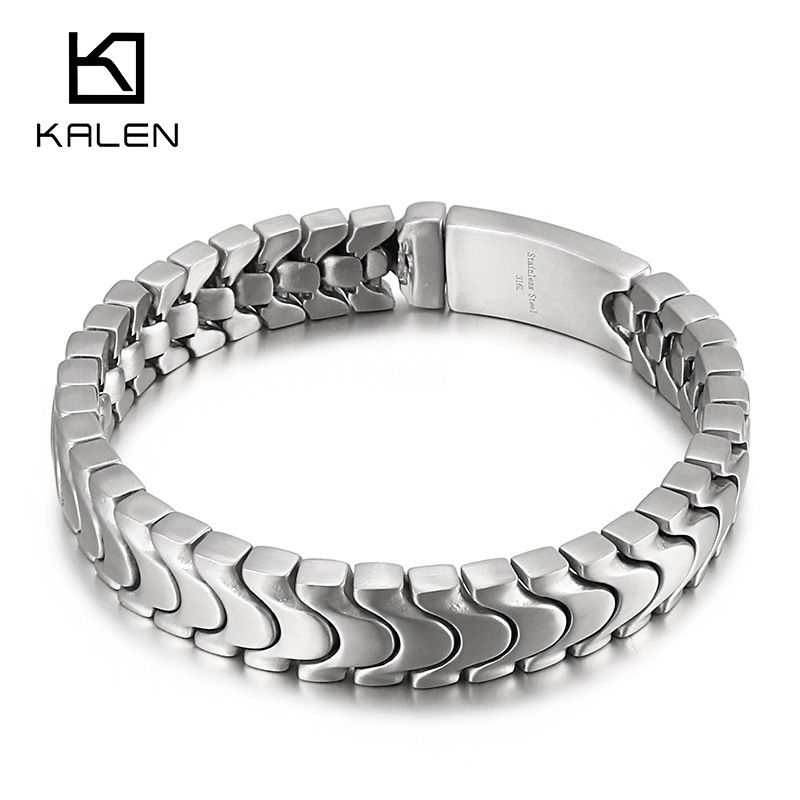 New Models on the Market: Japanese and Korean Style Fashionable and Simple Titanium Steel Men's Bracelet with Unique Sand Surface Finish, Available for Dropshipping New Models on the Market: Japanese and Korean Style Fashionable and Simple Titanium Steel Men's Bracelet with Unique Sand Surface Finish, Available for Dropshipping