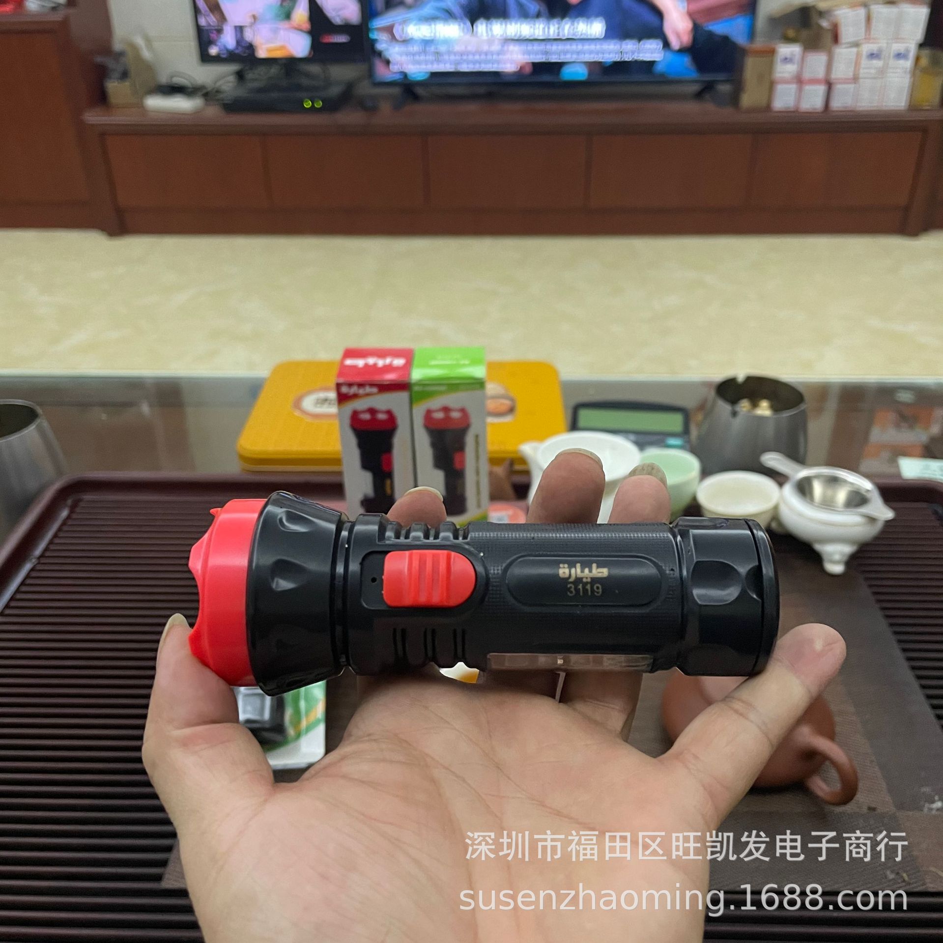 LED手电筒 宝莲灯+侧灯