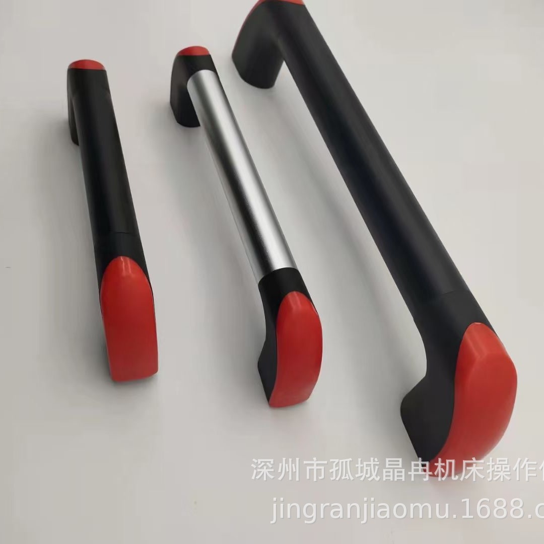 铝合金管状拉手数控机械设备防护门工业五金圆管铝合金加厚大拉手