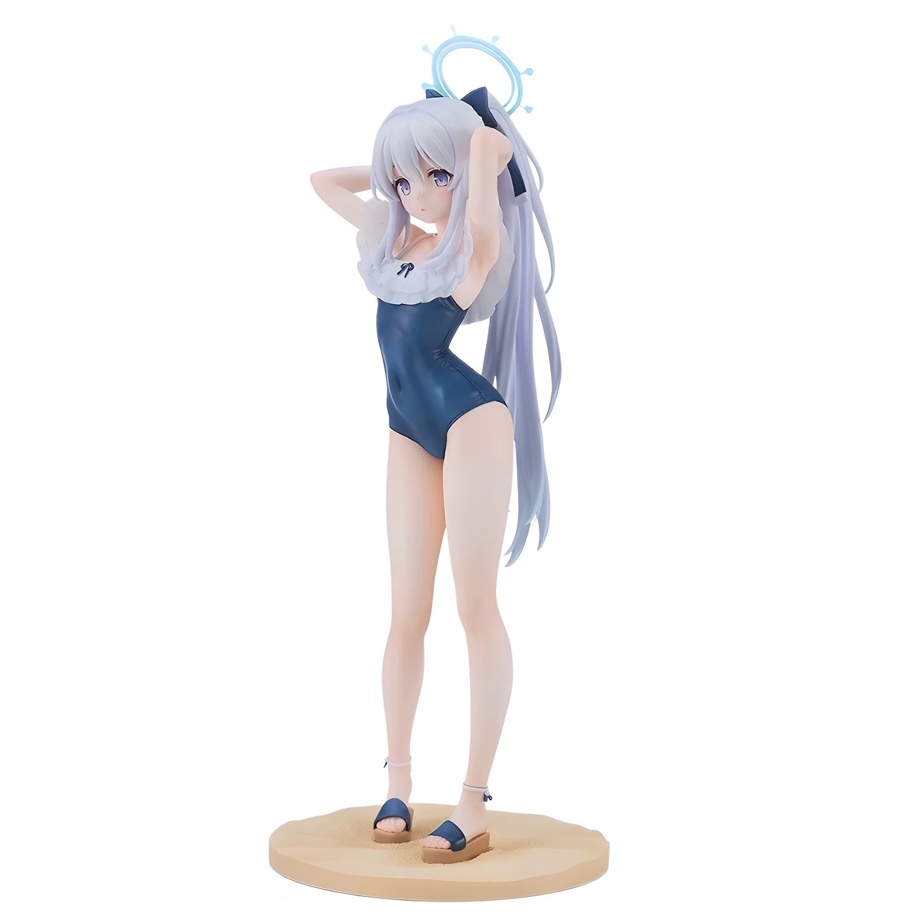 수영복 소녀 피규어 22cm 책상 장식 수집용