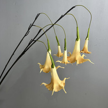 高档pu曼陀罗仿真花婚礼装饰挂壁垂吊仿真绿植物花园装饰人造假花