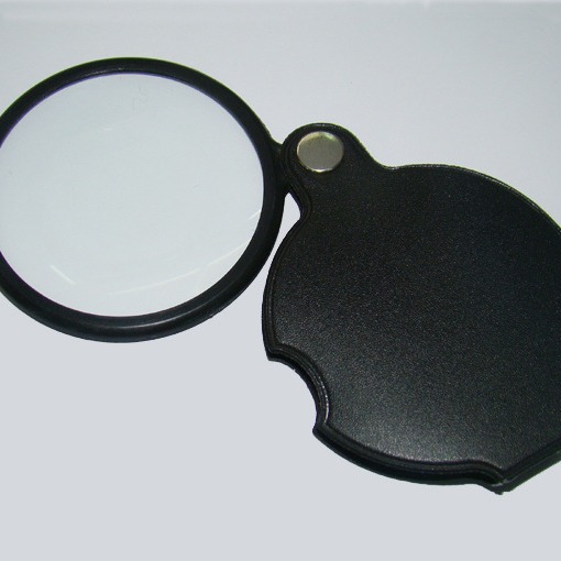 厂家直销皮套60MM放大镜，便携式放大镜 86034