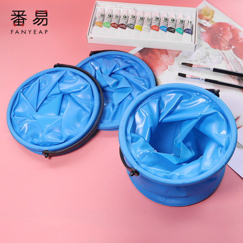 Handheld brush washing cup