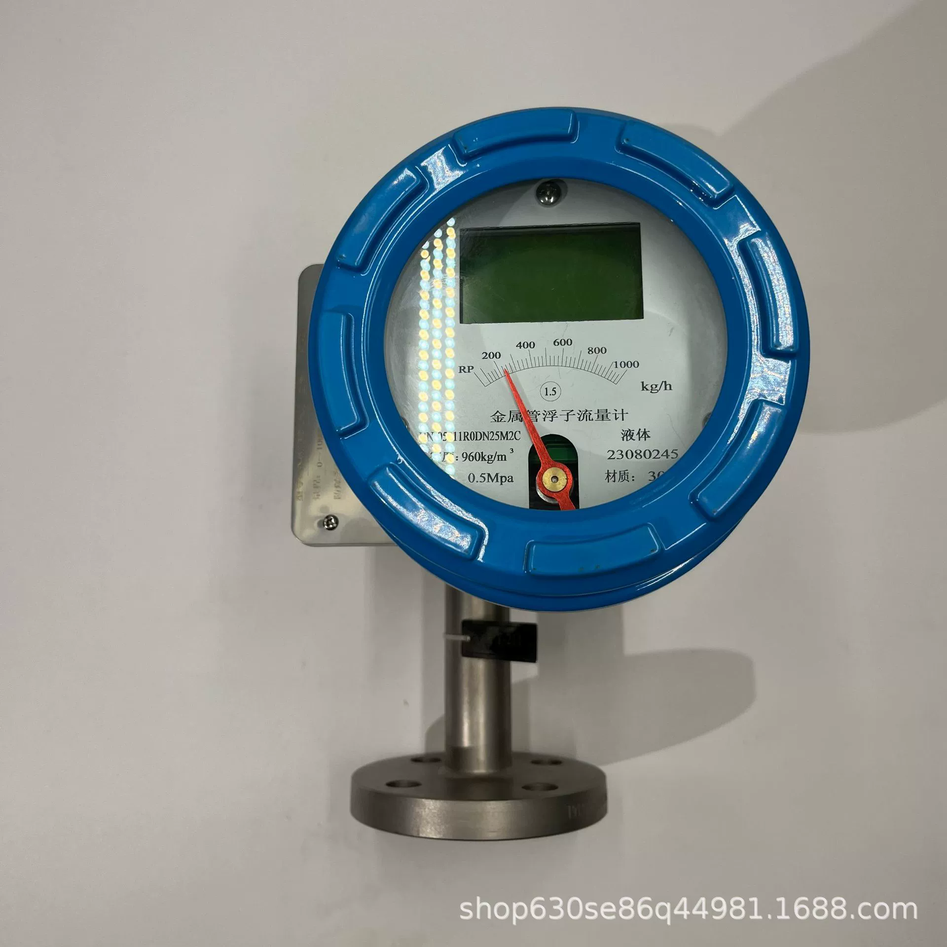 Металлический роторный расходомер с фланцевым соединением, механический измеритель газа и жидкости с отображением накопленного расхода и мгновенного расхода