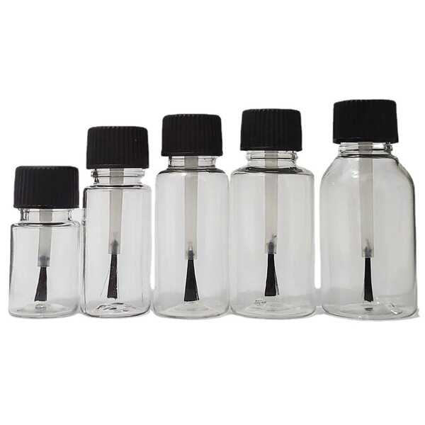 Transparent plastic brush