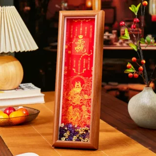 财库相框摆件长条赵元帅寺庙道观祈福文创景区礼物直播玄学货源