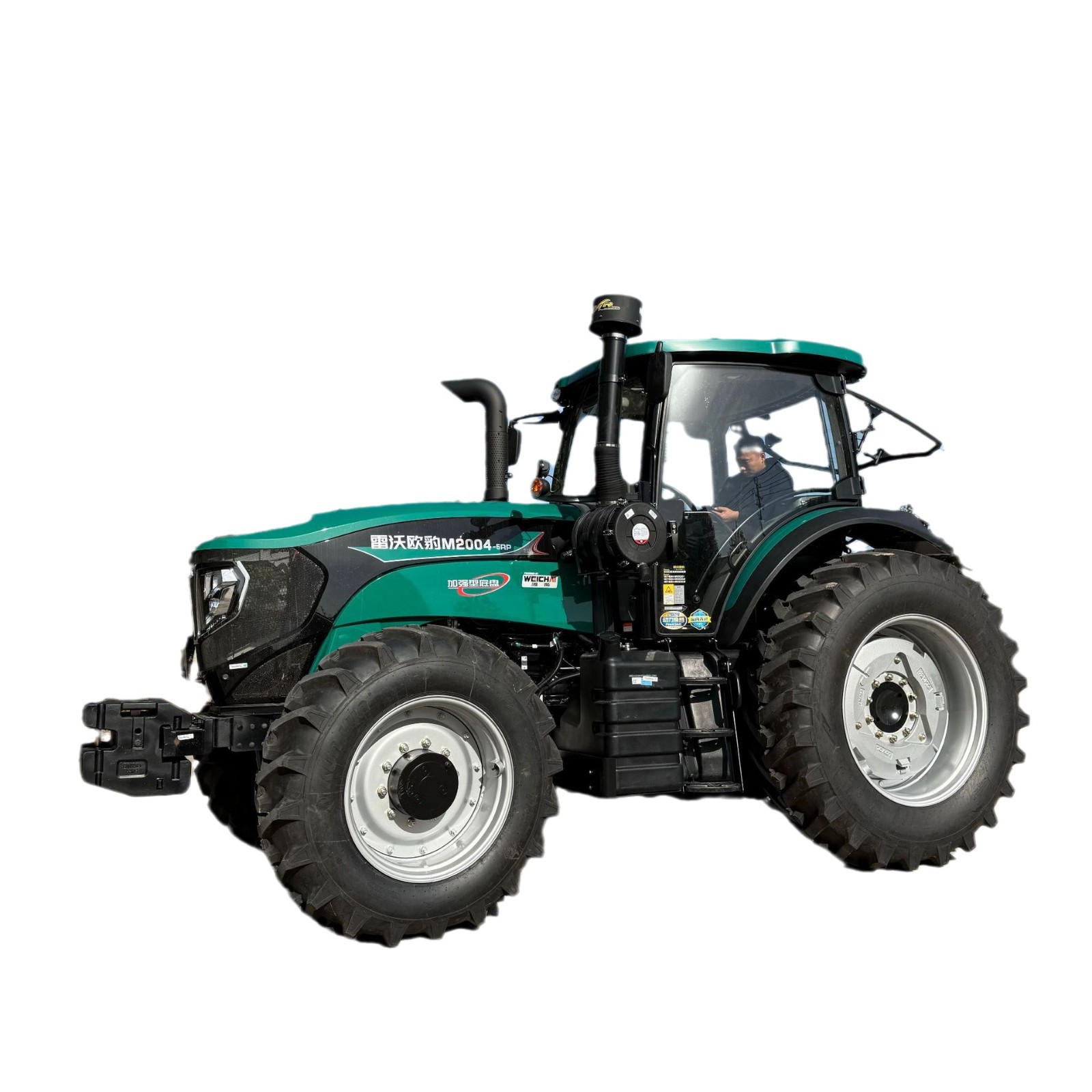 Tractor de cuatro ruedas de tracción de alto rendimiento de rotación de tierras de rotación de cuatro ruedas de potencia de cambio de marcha grande tractor