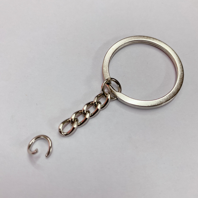 保色メッキ金属チェーンキーホルダー金物キーホルダーDIY創意掛け部品現物卸売り|undefined