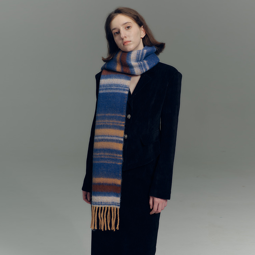 Sciarpa di design per uomo e donna, tinta unita, strisce fresche, sciarpa in imitazione cashmere per donna, autunno e inverno, morbida atmosfera, piccolo bavaglino_voghion.com