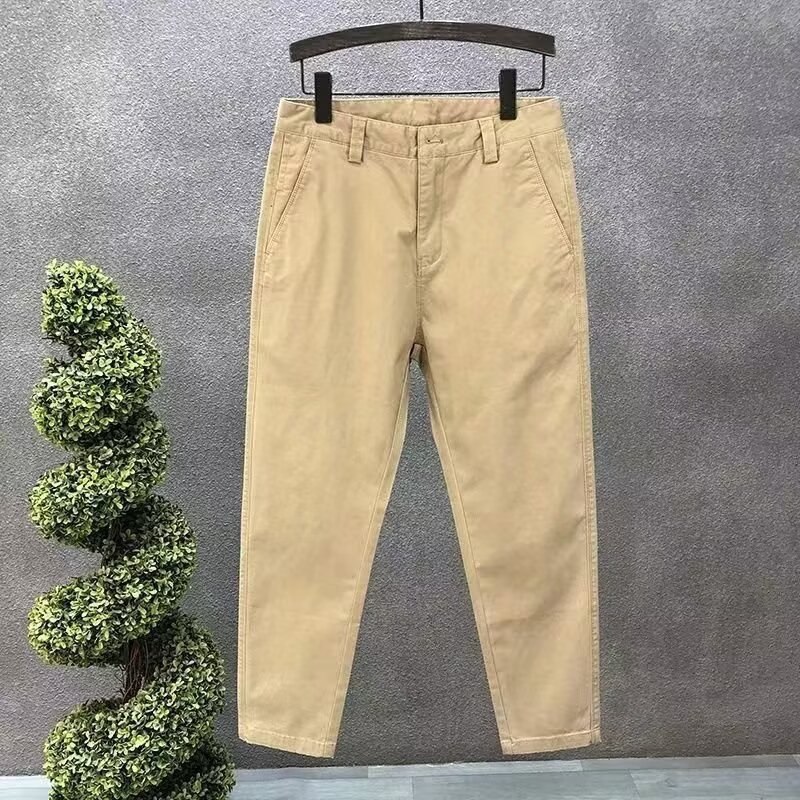 高品質の春、夏、秋のハーレム9点メンズパンツ、トレンディなブランドのドレープスーツパンツ、スリムフィット、小足のメンズカジュアル卸売|undefined
