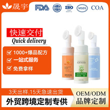 贴牌跨境氨基酸洁面慕斯芦荟维生素C洁面慕丝定制广州三OEM代加工