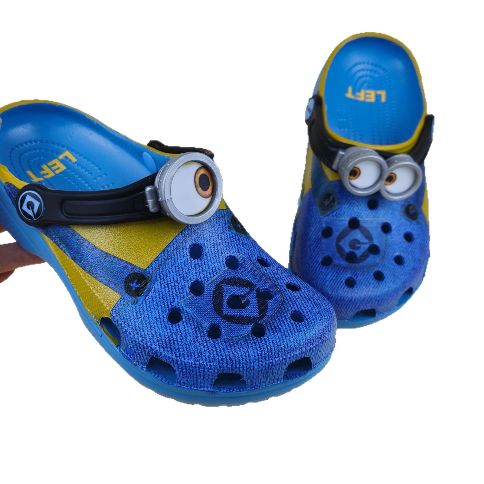 2025 nuevos zapatos agujero serie de dibujos animados monstruos eléctricos niños adultos series agujero zapatillas frescas al por mayor