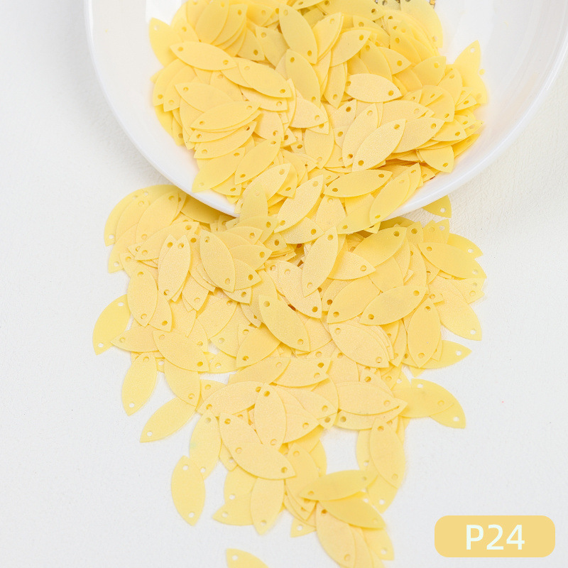 马眼亮片法式刺绣diy材料创意手缝珠片双孔服装配件耐高温片饰品|undefined