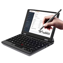 金属口袋本7英寸触摸屏掌上笔记本电脑赛扬N95商务办公轻薄本批发