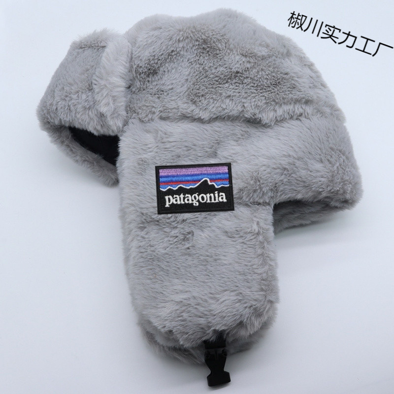 PATAGONIA 따뜻하고 두꺼운 보호 LEI FENG 모자 야외 사이클링 방풍 플러시 모자 서양식 틈새 시장