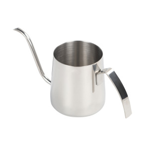 Extremely fine water injection 304 stainless steel hanging ear coffee special hand brewing pot uncoated small mouth pot drip brewing coffee