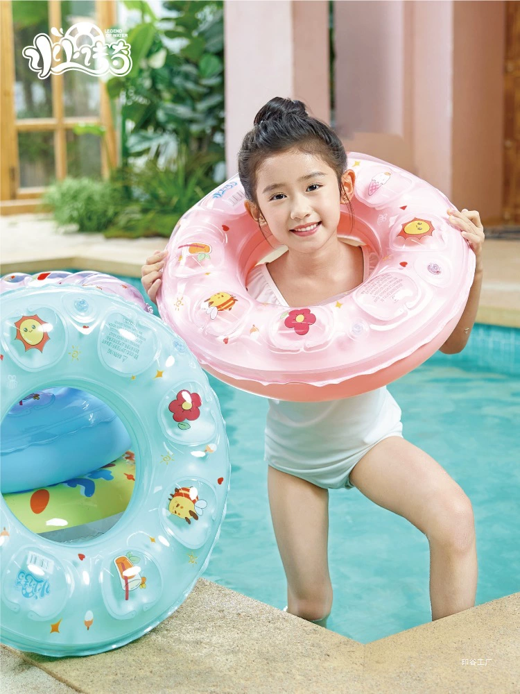 Детское кольцо для плавания для мальчиков и девочек старше 3 лет, кольцо для подмышек для ребенка 2 лет, двухслойное утолщенное надувное кольцо для плавания для взрослых