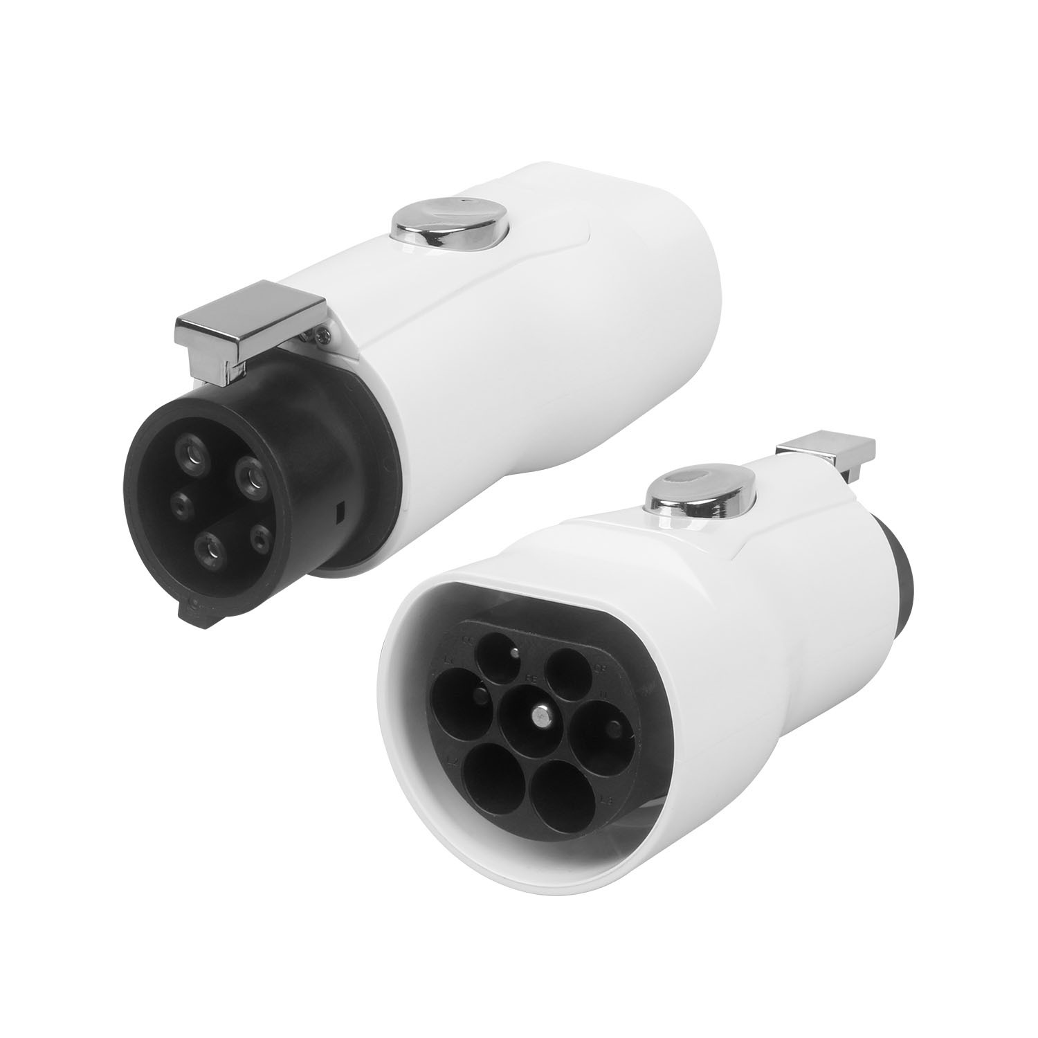 ST-E059欧标转美标转接头 新能源Type2 to J1772充电桩车充转换器