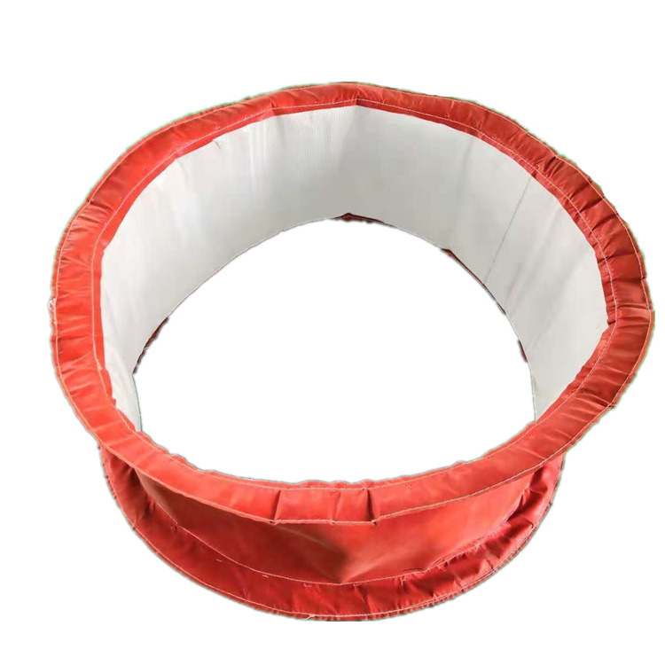 非金属膨胀节蒙皮柔软易安装 氟胶蒙皮 引风机蒙皮多向补偿热膨胀